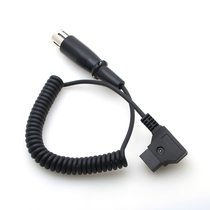 Camera monitor power cord D-TAP B-type mouth plug turn four-pin 4-core XLR Clennon spring line
