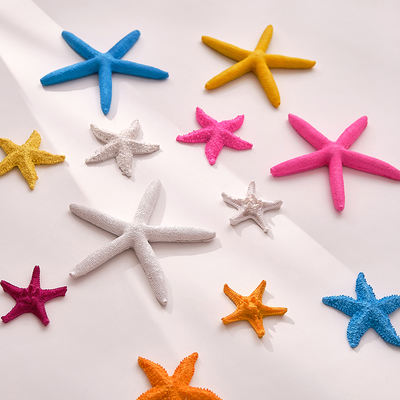 Resin simulation steamed buns, starfish shells, creative Mediterranean-style home decorations, hanging ornaments and wall decorations