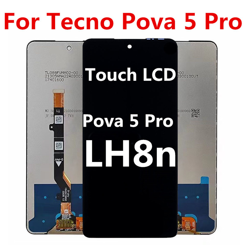 Suitable for Transsion Tecno Pova 5 Pro Lh8 Screen Assembly Display Lh8N Lcd Screen