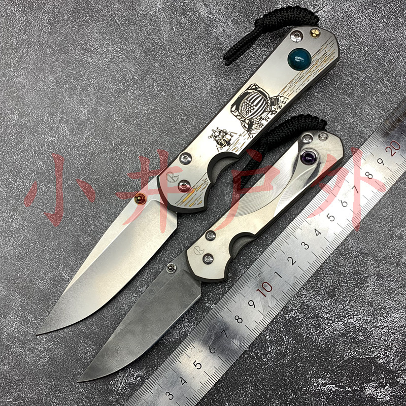 American CR Chris Rive Dasha small sand folding knife camping outdoor field tactics quick open world famous knife