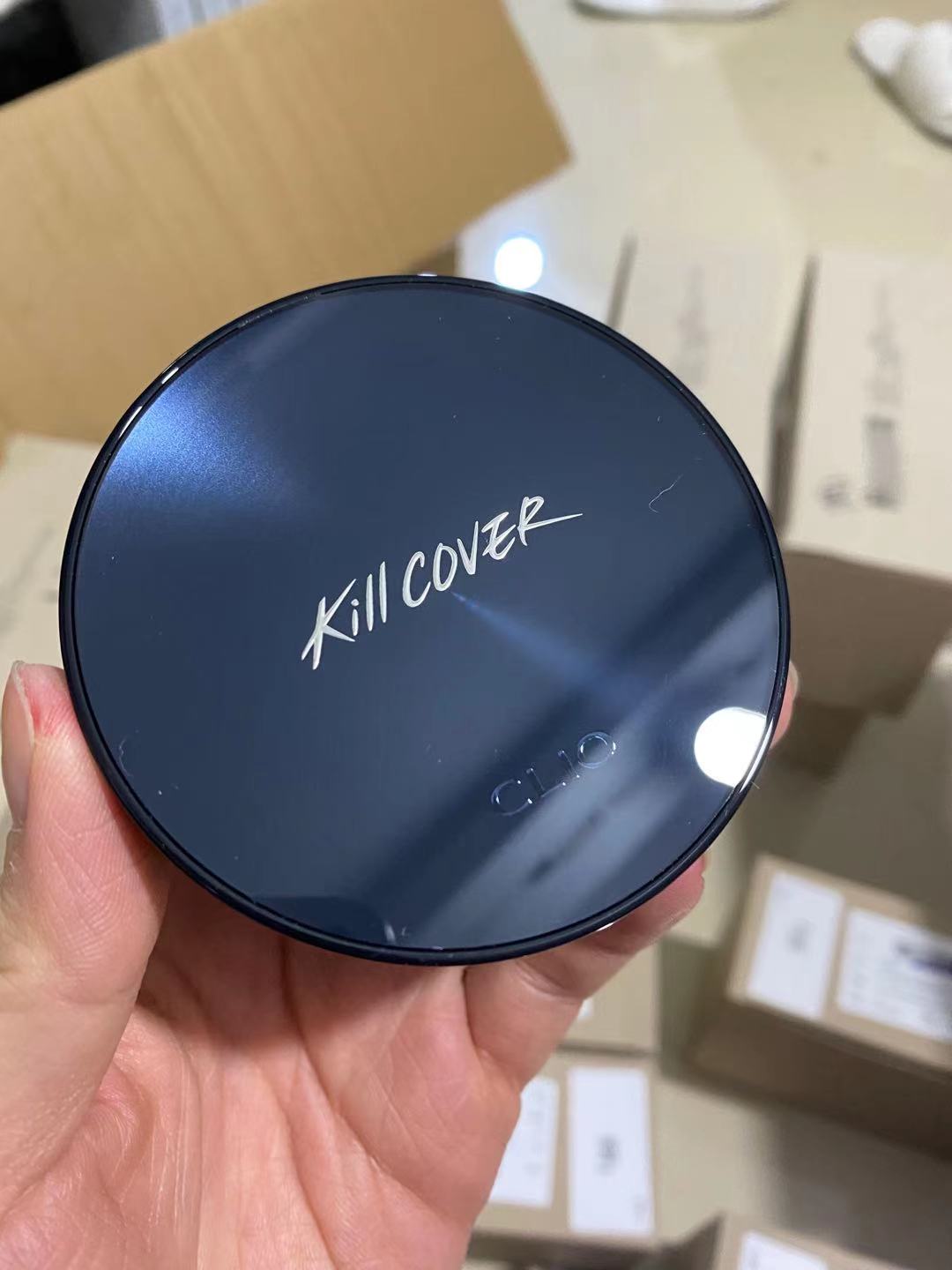 Spot 21-year-old clio new air cushion small blue cover magic mirror air cushion matte concealer