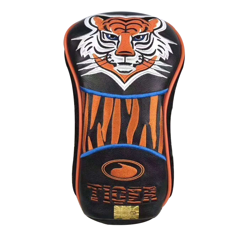 2018 New Japan TiGER Limited Edition Wooden Bar Cover Leather Wool Cover Golf Rod Head