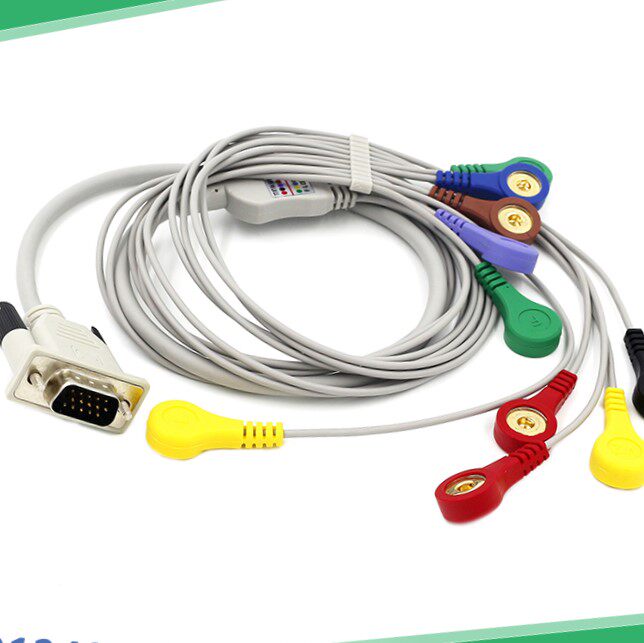 Suitable for Changchun digital dynamic lead wire telemetry box accessories HOLTER heart wire 3 rows of 15 pins with screws