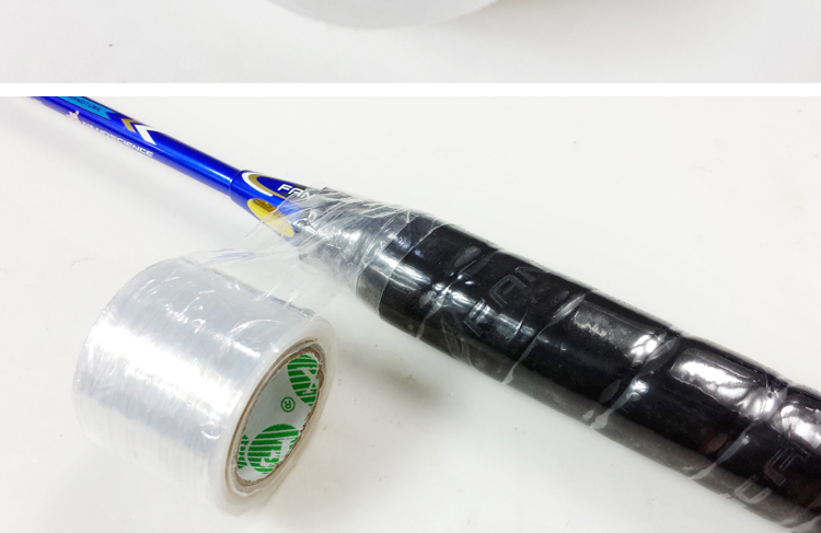 Tay gel cơ sở phim trong suốt dây đai thiết bị lưới cầu lông cần câu cá với tấm lớn khăn băng keo mồ hôi 25 mét túi đựng vợt cầu lông
