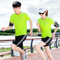 Jordan No Lovers Sportswear Suit for men and women Summer short sleeves mix with a set of 361 Running suits pure cotton round collar T-shirt