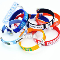 2018 World Cup fan supplies souvenir gift Germany Brazil Argentina Spain French bracelet bracelet