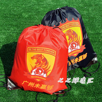 Guangzhou Evergrande fan supplies souvenirs Guangzhou Evergrande fan portable small backpack rucksack shoes and bags