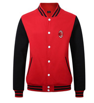 AC Milan fans casual jacket AC Milan mens and womens jacket sweater Baseball jacket clothes
