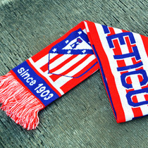 Atletico Madrid fan supplies Atletico Winter Knitted Thick Scarf Atletico Madrid fan scarf