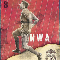 European Cup fan supplies souvenir gift bar restaurant decoration Gerrard retro poster (including photo frame)