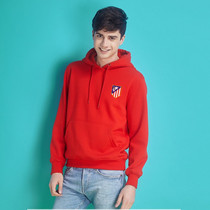 Atletico Madrid Atletico Madrid fan supplies souvenir Atletico sports casual hooded sweater jacket mens and womens