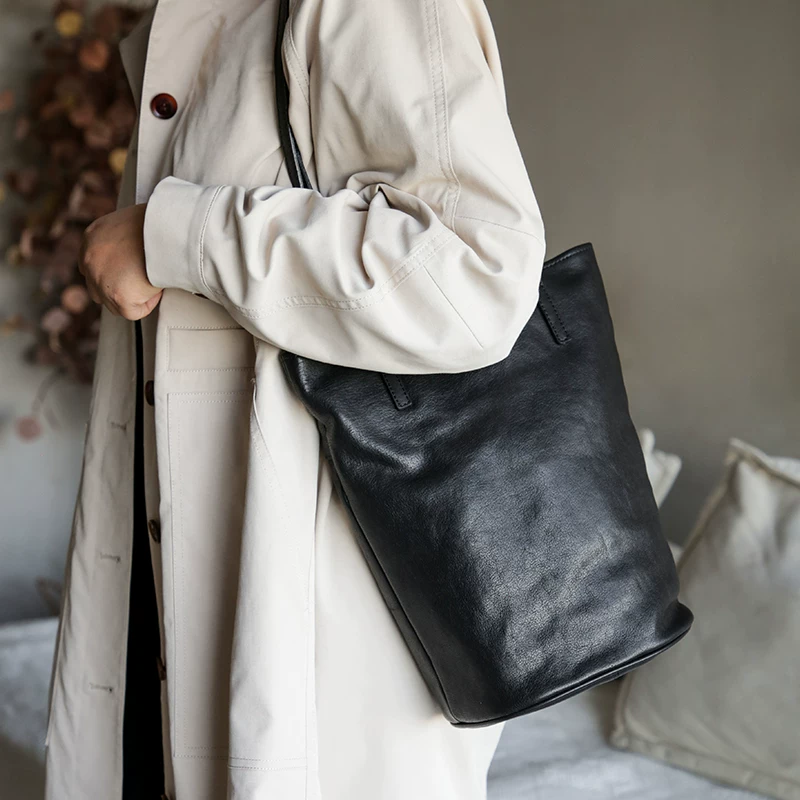 Leather вместительная сумка через плечо, демисезонная сумка на одно плечо, кожа, натуральная кожа