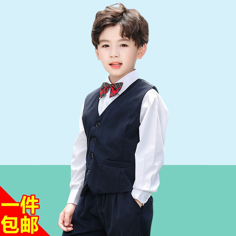 Shenzhen unified primary school uniforms for men and women in autumn and winter making gowns are fitted with matching single pieces of horse chia