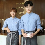 Отель Catering Work Olde Женская яичная торт с молочным чаем магазин работники одежда кофе ресторан Hot Pot Burger Service Персонал длинные рукава