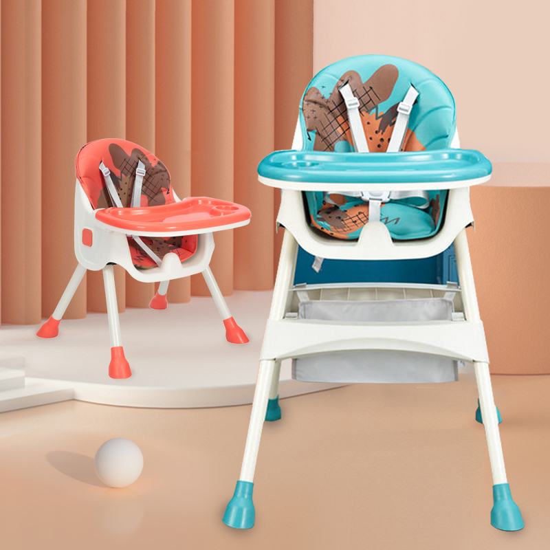 Children's folding dining chair baby dining chair restaurant hotel portable dining chair big children adjustable block chair home