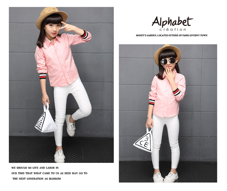 Chemise fille à manche longue - Ref 2086127 Image 24
