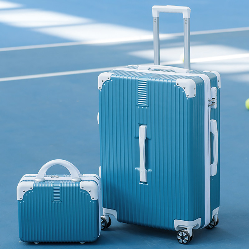 New net red suitcase woman 24 inch student Lalever leather case 32 inch primary-secondary suitcase man 20 inch fashion password box