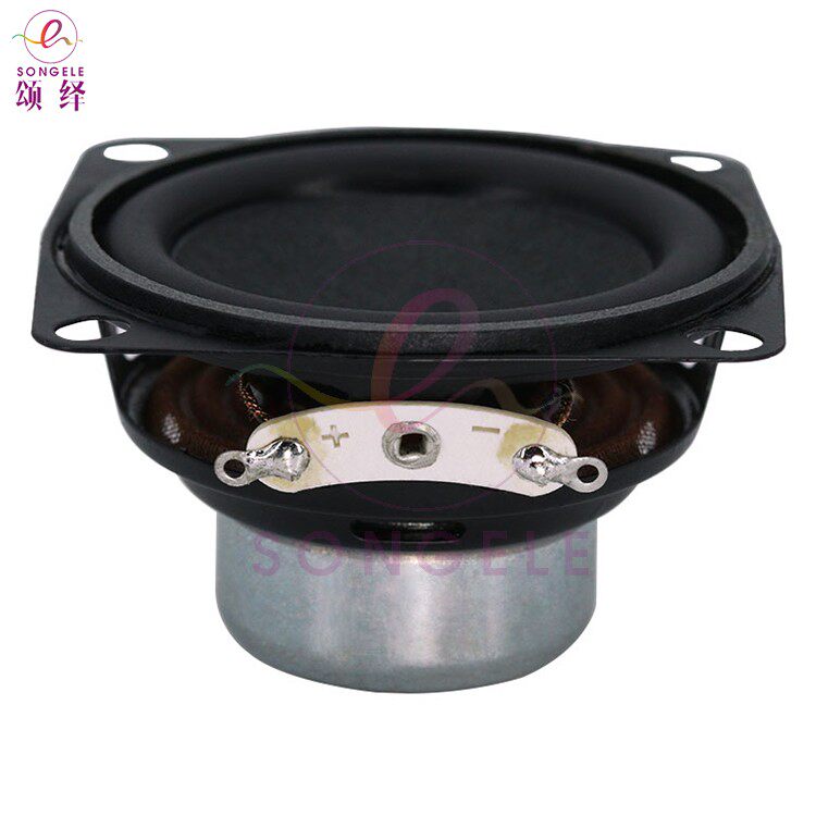 2 inch square double inner magnetic horn 4 Euro R10W tile 52 53MM 20 core strong magnetic Full Frequency rubber edge speaker