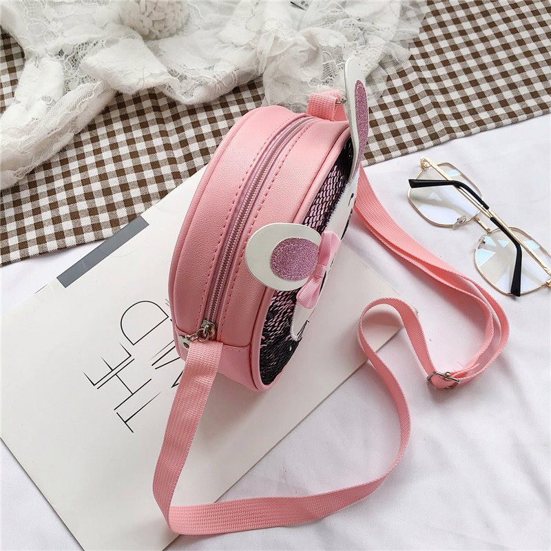 Children's small bag 2020 New style fashionable sequined infant and toddler small backpack Cute cartoon girl single-shoulder crossbody bag undefined