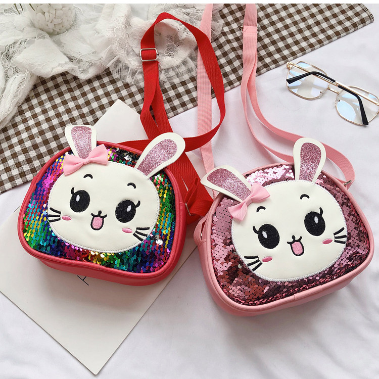 Children's small bag 2020 New style fashionable sequined infant and toddler small backpack Cute cartoon girl single-shoulder crossbody bag undefined