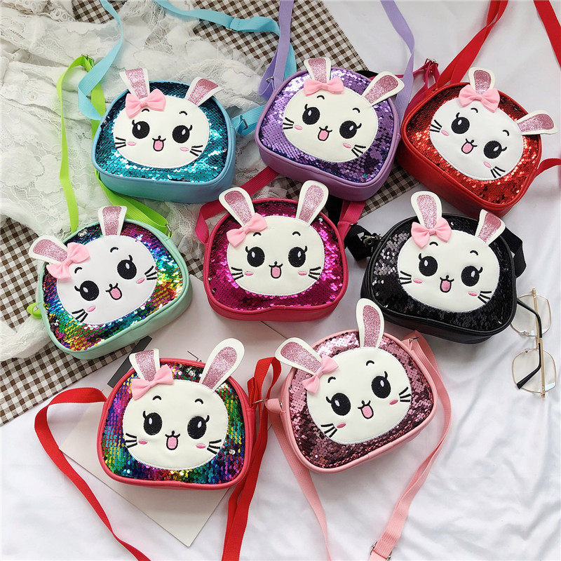 Children's small bag 2020 New style fashionable sequined infant and toddler small backpack Cute cartoon girl single-shoulder crossbody bag undefined