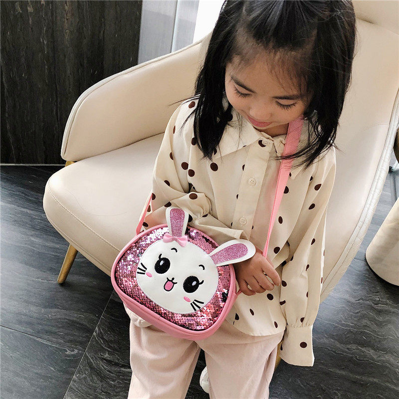 Children's small bag 2020 New style fashionable sequined infant and toddler small backpack Cute cartoon girl single-shoulder crossbody bag undefined