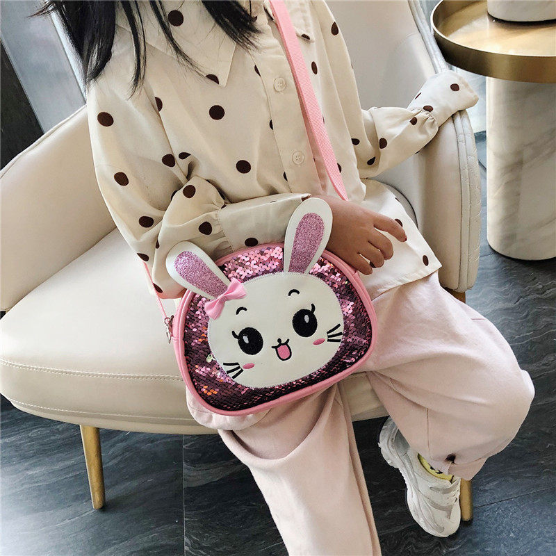 Children's small bag 2020 New style fashionable sequined infant and toddler small backpack Cute cartoon girl single-shoulder crossbody bag undefined