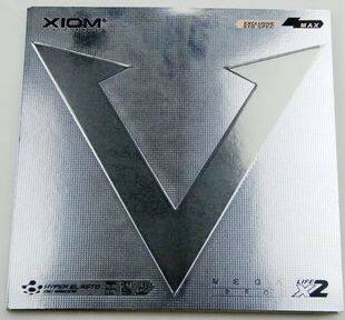 XIOM 79-012VEGA silver V-arc type table tennis racket rubber cover