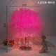 Серебряный стержень стержня (модель Crystal Diamond) Pink