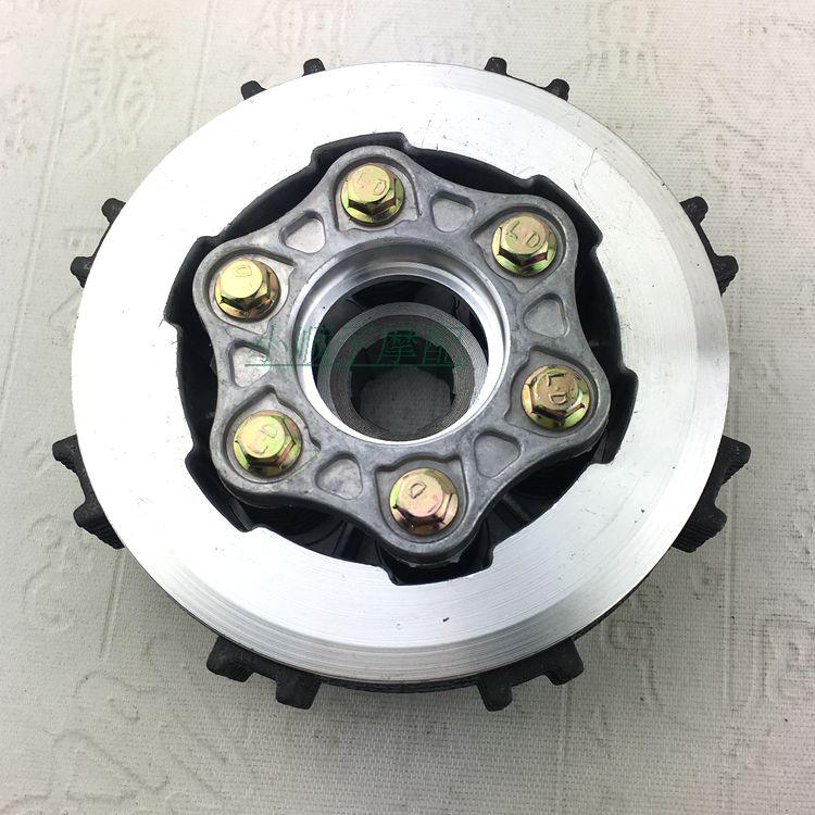 Locomotive all-iron clutch tricycle CG150 CG200 6 column widening alloy small ancient assembly