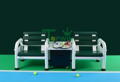 Tennis Court Lounge Chair Basketball Court Feather Casual Chair Outdoor Chair Athletes Stool Table Aluminum Alloy Seat