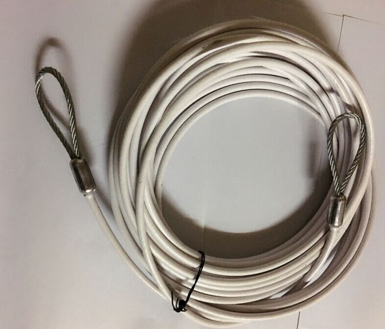 The thickened 6mm is exactly the tennis mesh wire rope when the high-grade tennis net rope fixing the rope is 14 meters long