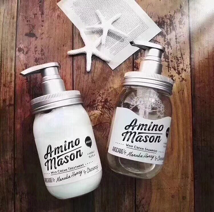 Japan Amino Mason Shampoo Shampoo AMINO ACID NO SILICONE OIL WOMAN LASTING FLEXOR of the same paragraph