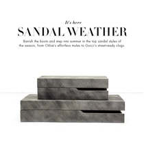 Modern living room home study jewelry box storage rack storage box model room display soft decoration ornaments