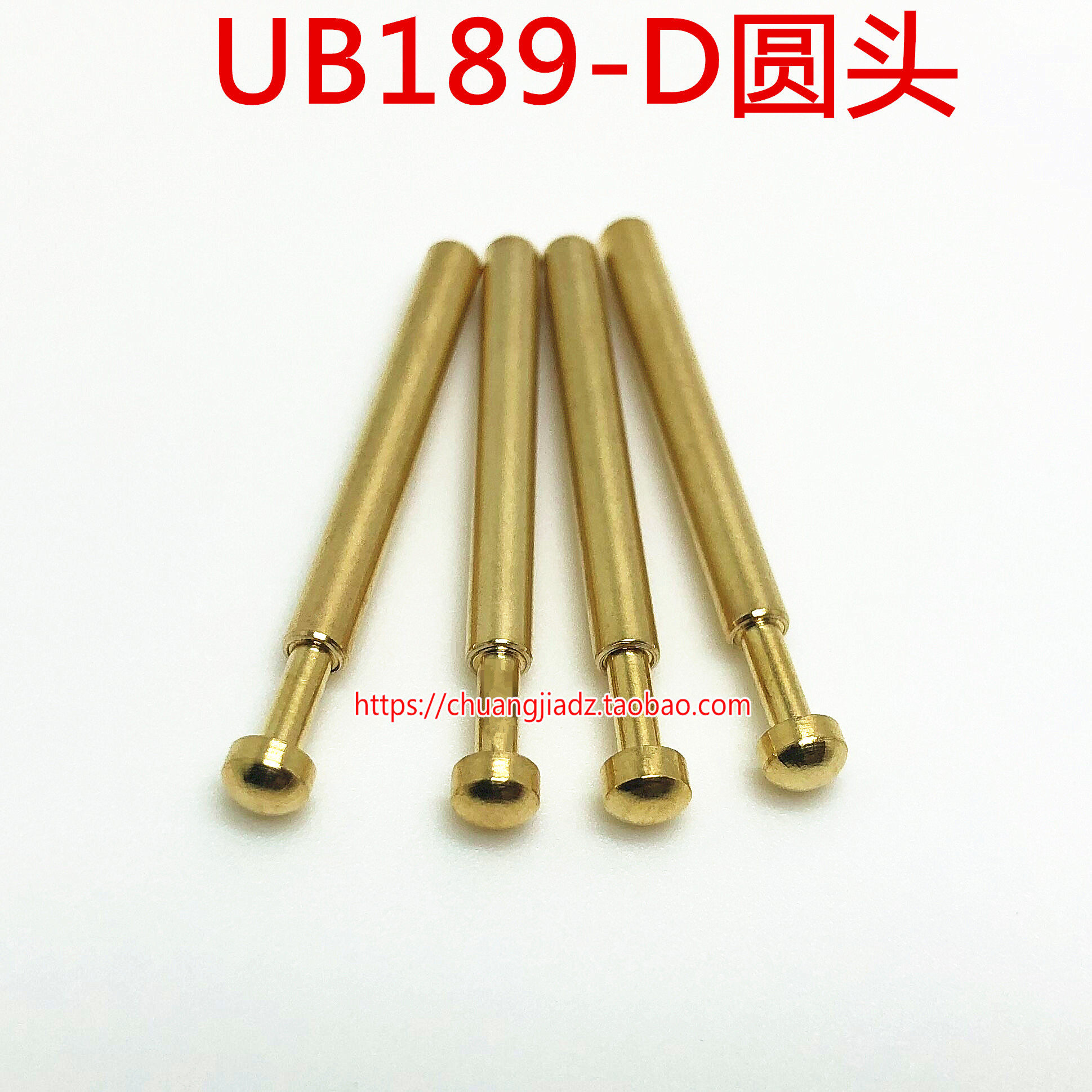 Probe UB189-D round head 3 16mm test needle section 4 0 spring thimble gilded thimble fit 3 6 pin sleeve