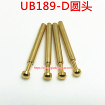Probe UB189-D round head 3 16mm test needle section 4 0 spring thimble gilded thimble fit 3 6 pin sleeve