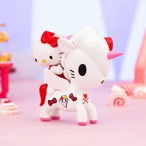 tokidoki Unicorn  Hello Kitty Friends Series Blind Box Cute Anime Peripheral Handle