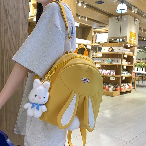 Милый кролик, сумка через плечо, мультяшный маленький школьный рюкзак для школьников, шоппер, новая коллекция