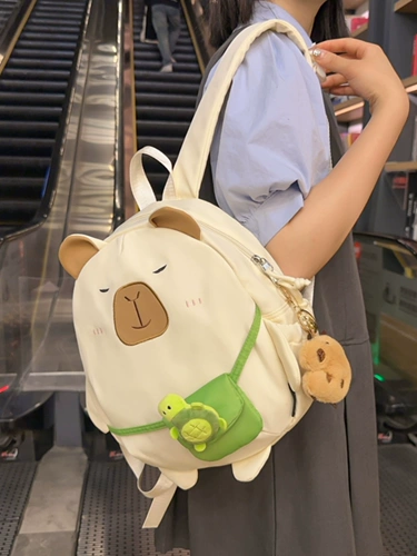 Ранец, сумка через плечо, маленький милый школьный рюкзак, для средней школы