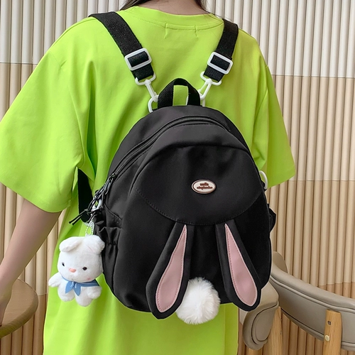 Милый кролик, сумка через плечо, мультяшный маленький школьный рюкзак для школьников, шоппер, новая коллекция