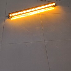 Интерьер купола огни 车载长排led强磁吸顶黄色工程车灯12v汽车报警灯24v清障爆闪灯