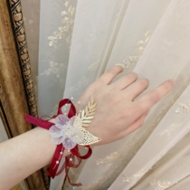 Song and Nightingale European and Korean wedding English groom Best man Corsage Bride Bridesmaid Sister hand gift Wrist flower