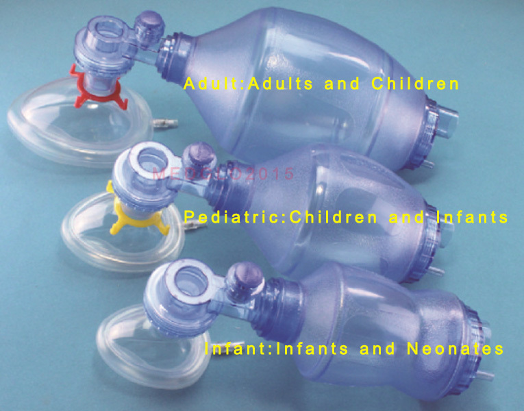 Pvc Artificial Respirator with Accessories, Simple Respirator, Manual Resuscitator, Breathing Bag, Emergency Breathing Ball