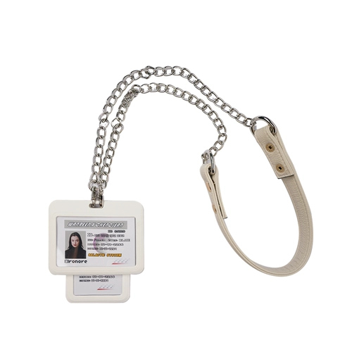 С двойной картой двойной карты с двойной картой тега и идентификационной карты цепочки плеч оригинальный дизайнер wxc