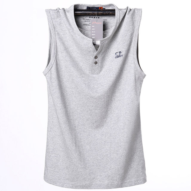 Summer trendy fat cotton loose extra large sleeveless T-shirt plus fat plus size men's vest fat man sports breathable vest