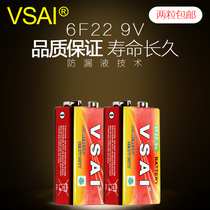 2 VSAI 9v carbon battery 2 multimeter Mike microphone toy block laminated nine volts 6F22