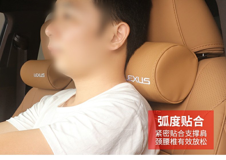 Mới Lexus es200 260 300h tựa đầu thắt lưng bộ nhớ bọt xe nội thất phía sau gối điều hòa đã được - Ô tô nội thất Accesseries trang trí xe oto