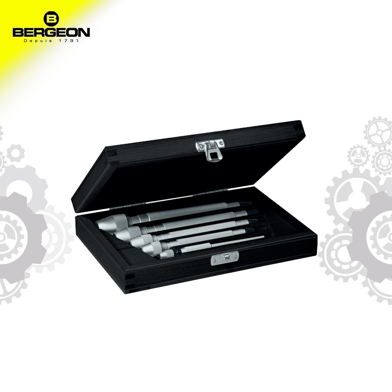 BERGEON tools Switzerland BERGEON 30026-A set of wooden box cable pliers (handle)watch repair