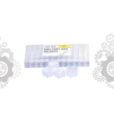 BERGEON 2975-1 transparent parts box, raw material box, tool box, plastic box