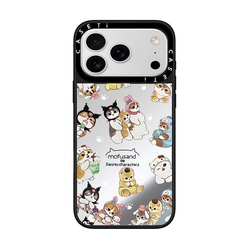 Cat Fushandi Funny Cat Design Suitable for Apple 17 Pro Max Phone Case/Iphone 16 Pro Max/15 Pro/14 Plus/13 Pro/12 Pro Case Magnetic Phone Case with Bracelet